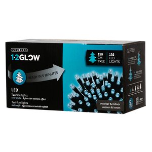 Ярусная гирлянда на елку 150 см Easy Light - Объемная, 126 холодных белых LED, зеленый ПВХ, контроллер, IP44 Kaemingk фото 6