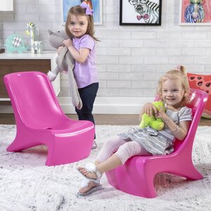Детский стул Junior розовый Step2 фото 3