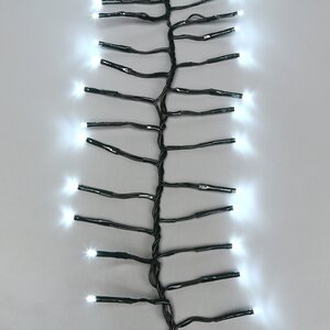 Ярусная гирлянда на елку 240 см Easy Light - Cluster, 1752 холодные белые LED, зеленый ПВХ, контроллер, IP44 Kaemingk фото 6