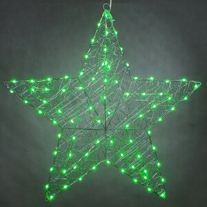 Светящаяся звезда Stella 58 см, 80 разноцветных LED ламп, контроллер, таймер, пульт управления, IP44 Kaemingk фото 7