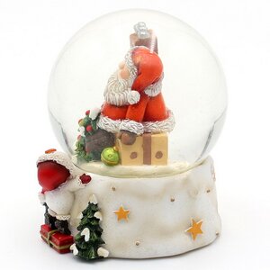 Снежный шар Санта Клаус с Подарками 8 см Sigro фото 4