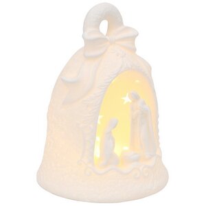 Декоративный светильник Рождественский Вертеп - Святая Ночь 22 см, теплые белые LED лампы, на батарейках Sigro фото 3