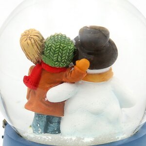 Снежный шар Малыш Райли со снеговичком Френком 9*7 см Sigro фото 3