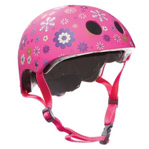 Детский шлем Globber - Цветы XS/S, 51-54 см, розовый Globber фото 1