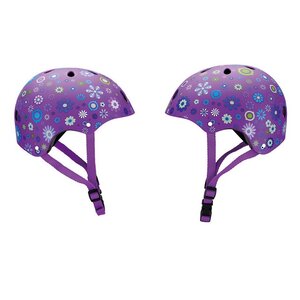 Детский шлем Globber - Цветы XXS/XS, 48-51 см, фиолетовый Globber фото 2