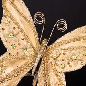 Елочная игрушка Бабочка Sinalunga 20 см, клипса Winter Deco фото 2