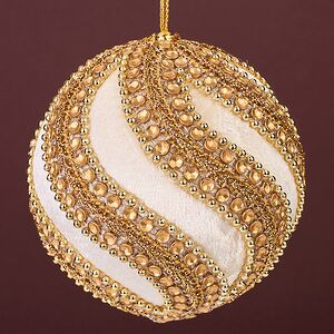 Елочный шар Petralia - Soprano золотой 10 см