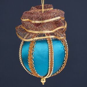 Винтажный елочный шар Reggio - Emilia 10 см