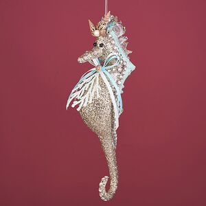 Елочная игрушка Морской Конек Stroud 25 см