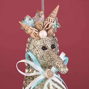 Елочная игрушка Морской Конек Stroud 25 см Winter Deco фото 2