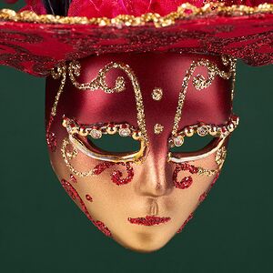 Елочная игрушка Маска Monte Grimano - Кабаре 20 см Winter Deco фото 2