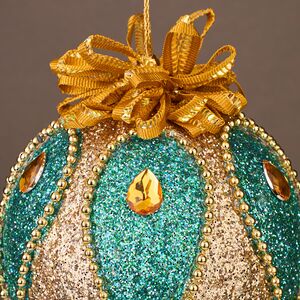 Винтажный елочный шар Маджионе 13 см Winter Deco фото 2