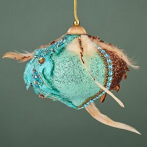 Винтажная елочная игрушка Луковка Bernate-Ticino 11 см Winter Deco фото 6