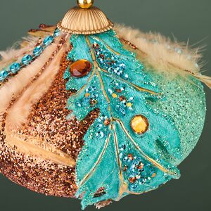 Винтажная елочная игрушка Луковка Bernate-Ticino 11 см Winter Deco фото 2