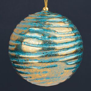 Елочный шар Nava Redonda - Аквамарин 10 см