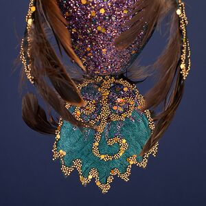 Елочная игрушка Филин Аланш: Magic Masquerade 33 см Winter Deco фото 8