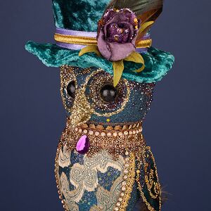 Елочная игрушка Филин Аланш: Magic Masquerade 33 см Winter Deco фото 3