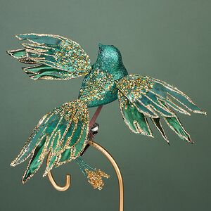 Елочная игрушка Птичка Шерни - Лес Саксен 23 см, клипса Winter Deco фото 4