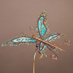 Елочная игрушка Бабочка Verona 30 см, клипса Winter Deco фото 4