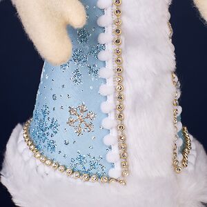 Елочная игрушка Кошка Уорсли в костюме Снегурочки 22 см Winter Deco фото 7