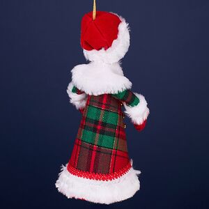 Елочная игрушка Кошка Рисби в костюме Снегурочки 29 см Winter Deco фото 3