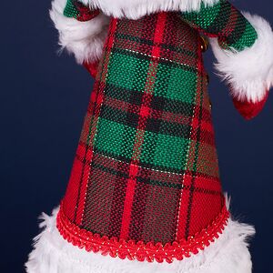 Елочная игрушка Кошка Рисби в костюме Снегурочки 29 см Winter Deco фото 6