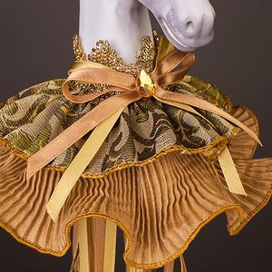 Елочная игрушка Лошадь Марлдон - Королевства Арнор 43 см золотая Winter Deco фото 8