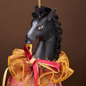 Елочная игрушка Конь Вавилон: Horse Ball 20 см Winter Deco фото 2