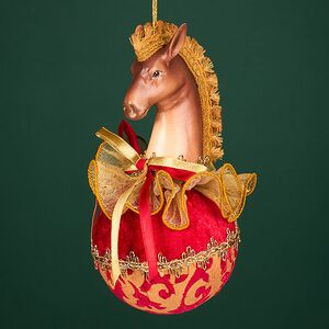 Елочная игрушка Лошадь Ребекка: Horse Ball 20 см