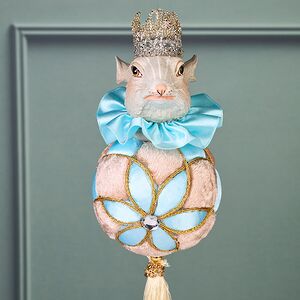 Елочная игрушка Крыса Драматург: Eclogae 25 см голубая Winter Deco фото 1