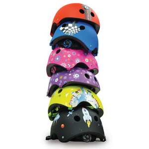 Детский шлем Globber - Цветы XS/S, 51-54 см, фиолетовый Globber фото 4
