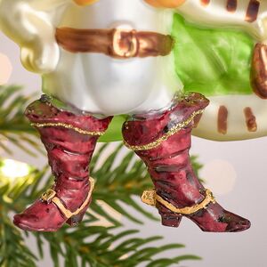 Елочная игрушка Кот в Сапогах 14 см в подарочной коробке, стекло Winter Deco фото 5