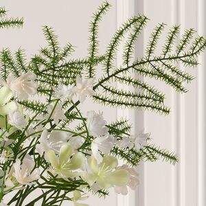 Искусственный букет Wild Flowers - Белые Росы 43 см Summer Deco фото 6