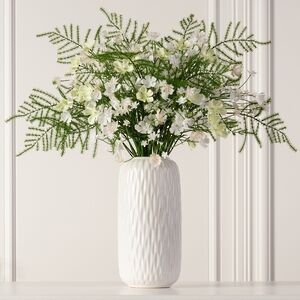 Искусственный букет Wild Flowers - Белые Росы 43 см Summer Deco фото 3