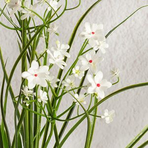 Искусственный цветок в горшке Таллинум 38 см белый Summer Deco фото 5