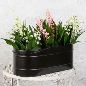 Искусственный цветок в горшке Ландыш - Mirandola 23 см Summer Deco фото 5