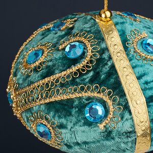 Винтажная елочная игрушка Луковка Bernate - Ticino 11 см изумрудная Winter Deco фото 5