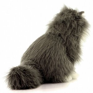 Мягкая игрушка Персидский кот Табби бело-серый 38 см Hansa Creation фото 6