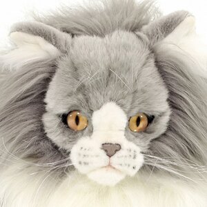 Мягкая игрушка Персидский кот Табби бело-серый 38 см Hansa Creation фото 5