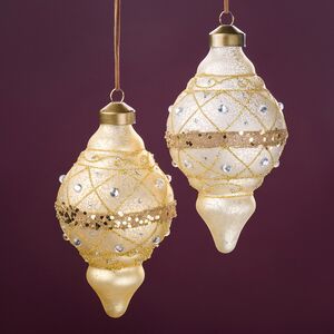 Елочные игрушки Decorazione Antica 17 см, 2 шт, стекло