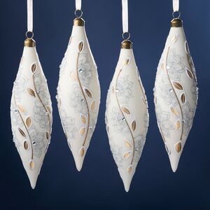 Елочные игрушки Lussuoso Fanagoria 21 см, 4 шт, стекло