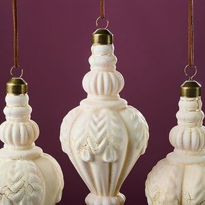 Елочные игрушки Флорентин - Бинна 17 см, 3 шт, стекло Winter Deco фото 2