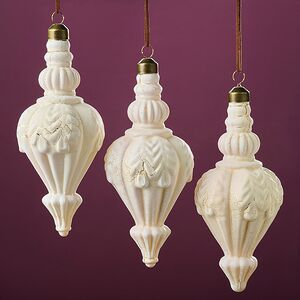 Елочные игрушки Флорентин - Бинна 17 см, 3 шт, стекло Winter Deco фото 5