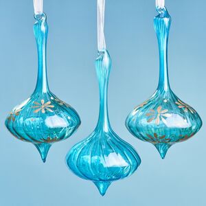 Елочные игрушки Celeste Sogno 15 см, 3 шт, стекло