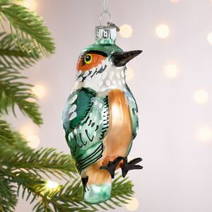 Елочная игрушка Птица Зимородок 11 см, стекло Winter Deco фото 6