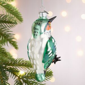 Елочная игрушка Птица Зимородок 11 см, стекло Winter Deco фото 5