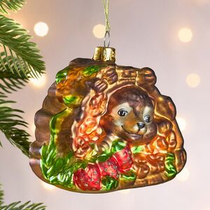Елочная игрушка Ежик из Весеннего леса 9 см, стекло Winter Deco фото 3