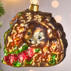 Елочная игрушка Ежик из Весеннего леса 9 см, стекло Winter Deco фото 4