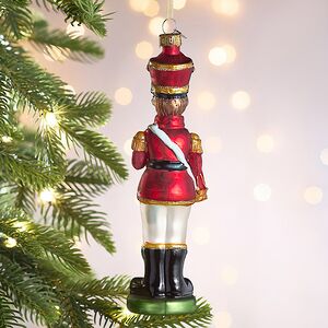 Елочная игрушка Барабанщик Уильям 18 см в подарочной коробке, стекло Winter Deco фото 7
