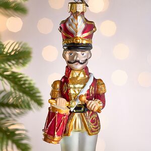 Елочная игрушка Барабанщик Уильям 18 см в подарочной коробке, стекло Winter Deco фото 2
